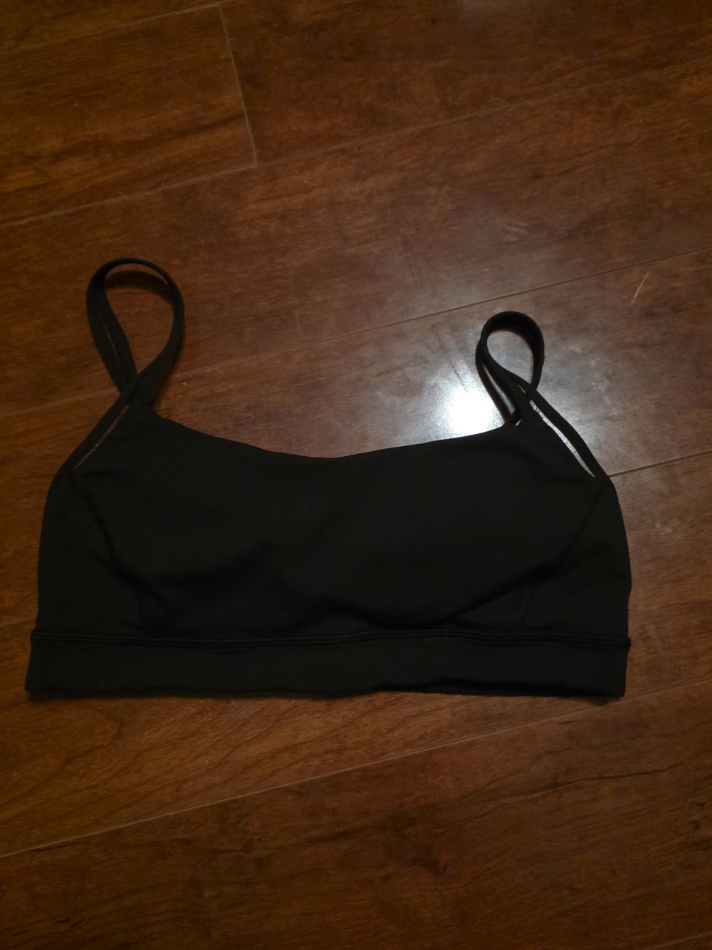 lululemon athletica Black Seamless Tank Bralette